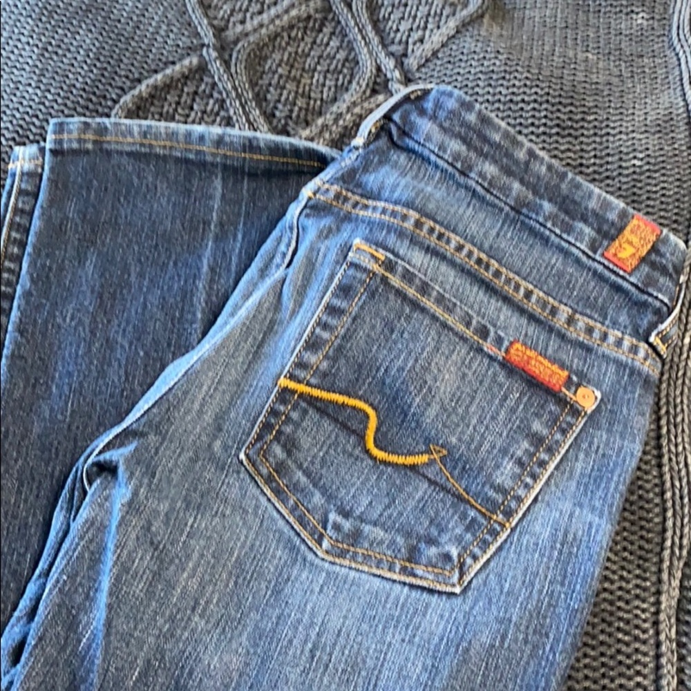 7 for All Mankind boot cut jeans